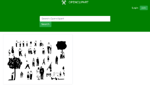 openclipart圖庫：PESSOAS PARA CENA 2縮圖