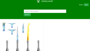 openclipart圖庫：Teclubrenner mit Hebel縮圖