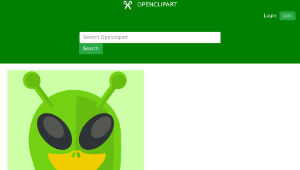 openclipart圖庫：Alien Penguin縮圖