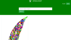 openclipart圖庫：Chromatic Gem Feather Quill And Inkwell-資源代表圖