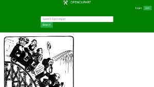 openclipart圖庫：Old Roller Coaster縮圖