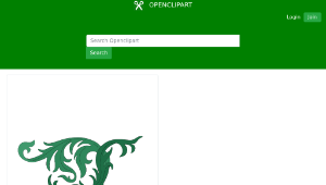 openclipart圖庫：Ornamental vignette縮圖