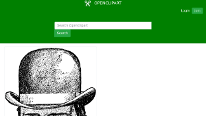 openclipart圖庫：Hat Man-資源代表圖