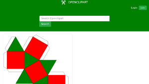 openclipart圖庫：cuboctahedron ornament-資源代表圖