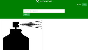 openclipart圖庫：Simple spray-資源代表圖