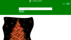 openclipart圖庫：Christmas tree縮圖