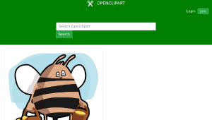 openclipart圖庫：bee縮圖