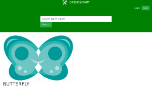 openclipart圖庫：BUTTERFLY-資源代表圖