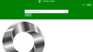 openclipart圖庫：Steel Torus Screw-資源代表圖