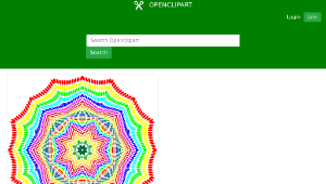 openclipart圖庫：Prismatic Abstract Design 4-資源代表圖