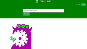 openclipart圖庫：Purple People Eater-資源代表圖