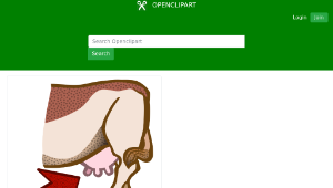 openclipart圖庫：udder - coloured-資源代表圖