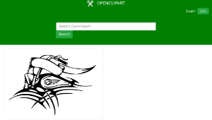 openclipart圖庫：motorcycle gas tank 2縮圖