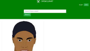 openclipart圖庫：Ronaldinho縮圖