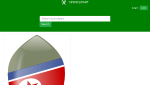 openclipart圖庫：North Korea Bomb-資源代表圖
