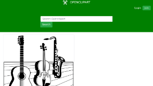 openclipart圖庫：musical instruments