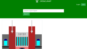 openclipart圖庫：Art Deco Odeon Cinema-資源代表圖