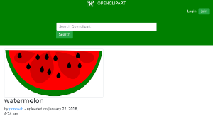 openclipart圖庫：watermelon-資源代表圖