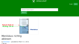 openclipart圖庫：Meniskus richtig ablesen-資源代表圖