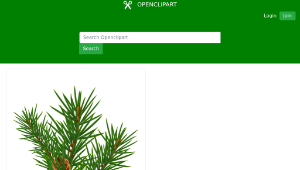 openclipart圖庫：PIne branch #2-資源代表圖