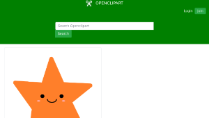 openclipart圖庫：Kawaii star-資源代表圖