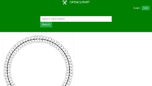 openclipart圖庫：Spiral Tree Circle-資源代表圖