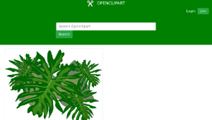 openclipart圖庫：Philodendron縮圖