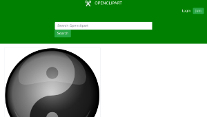 openclipart圖庫：Yin yang-資源代表圖