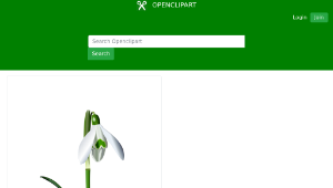 openclipart圖庫：snowdrop-資源代表圖