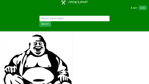 openclipart圖庫：laughing buddha-資源代表圖