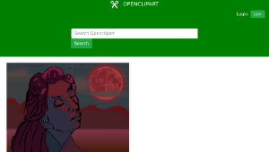 openclipart圖庫：Blood Moon-資源代表圖