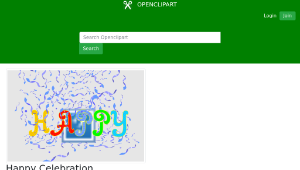 openclipart圖庫：Happy Celebration縮圖