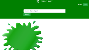 openclipart圖庫：Splat 5 (remixed)