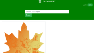 openclipart圖庫：Autumn Leaf 5-資源代表圖