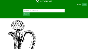openclipart圖庫：cut glass decanter縮圖