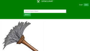 openclipart圖庫：feather duster