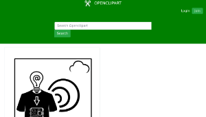 openclipart圖庫：Intrashirt of thing