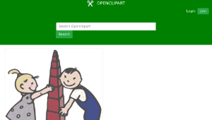 openclipart圖庫：Kids Play With Tower (giancarlo.vecchio)-資源代表圖