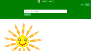 openclipart圖庫：sun - coloured縮圖
