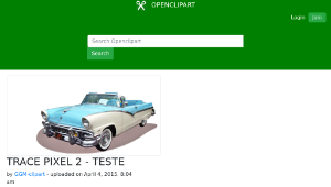 openclipart圖庫：TRACE PIXEL 2 - TESTE