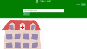 openclipart圖庫：Crooked Hospital 2