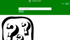 openclipart圖庫：Icon - FAQ縮圖