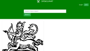 openclipart圖庫：Centaur-資源代表圖