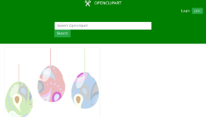 openclipart圖庫：Easter Eggs | Ostereier縮圖