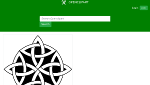 openclipart圖庫：Celtic Knot Circle Variation 2-資源代表圖
