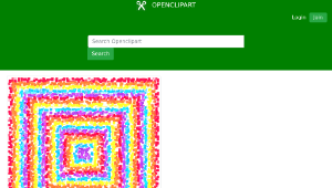 openclipart圖庫：concentric squares explosion-資源代表圖