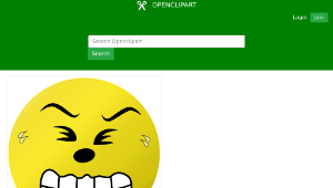 openclipart圖庫：Constipated Emoji