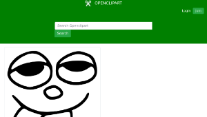 openclipart圖庫：Silly Face 4-資源代表圖