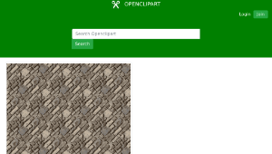openclipart圖庫：Stone wall-seamless pattern