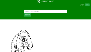 openclipart圖庫：Big Bear-資源代表圖